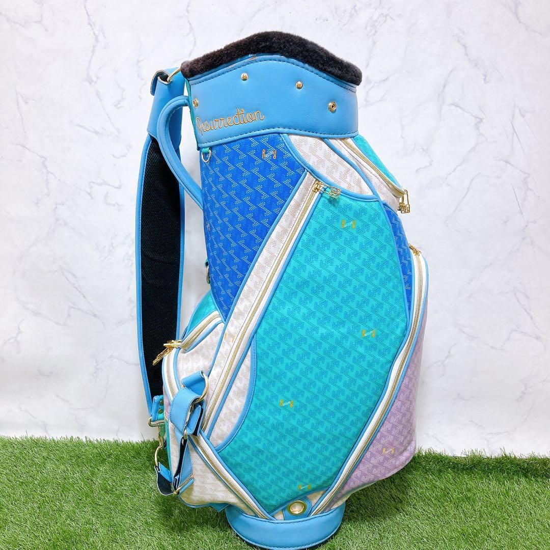 18. レザレクション オリオラ キャディバッグ 金田久美子プロモデル　3点式 18. レザレクション オリオラ キャディバッグ 金田久美子プロモデル 3