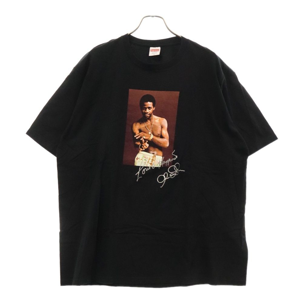 SUPREME (シュプリーム) 22SS Al Green Tee アイ グリーン フォト プリント Tシャツ 半袖カットソー ブラック