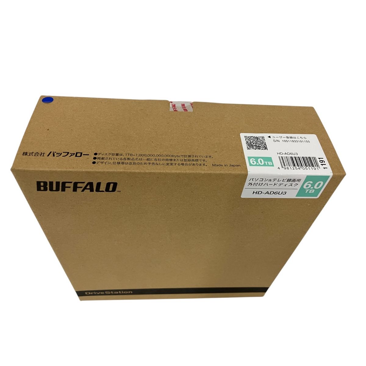 BUFFALO 外付けハードディスク 6TB  HD-AD6U3 HD-AD6U3 : 外付けHDD : DriveStation | バッファロー