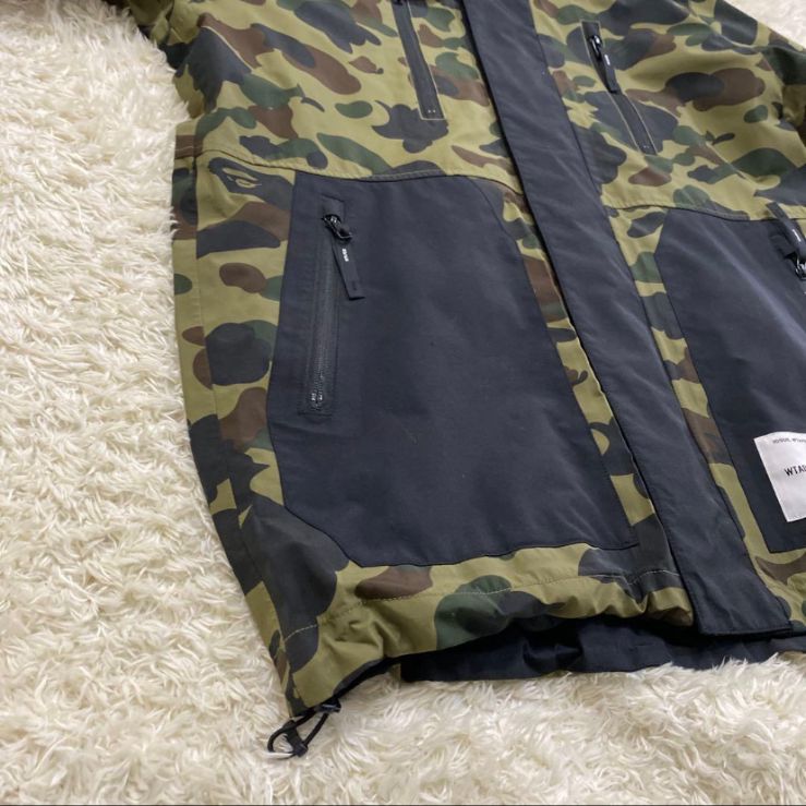 WTAPS x A BATHING APE マウンテンパーカー カモフラ - メルカリ