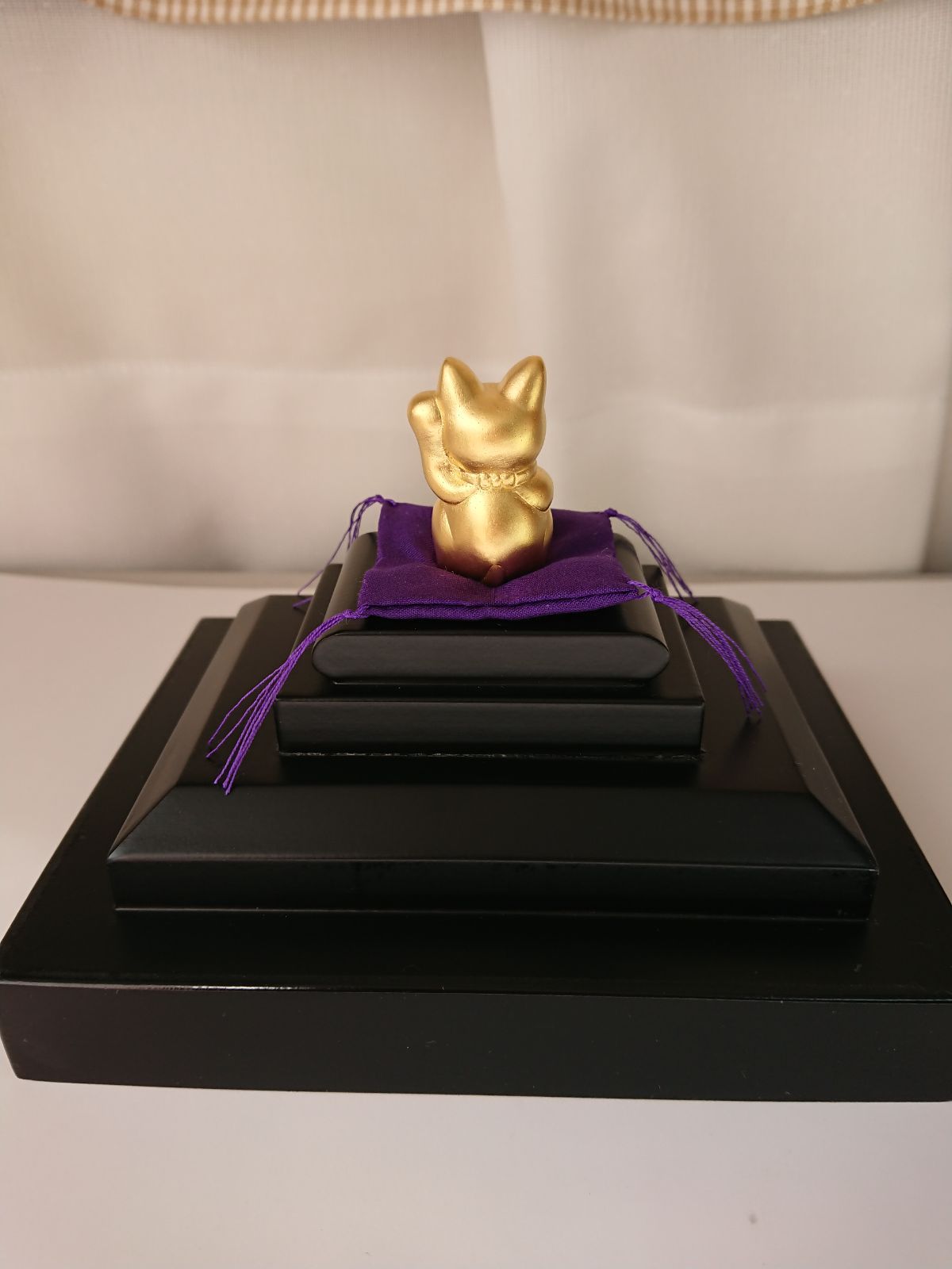 光則作純金製招き猫小判10グラム　三越特選ケース付き携帯袋付き 大淵光則作 純金招き猫 24金 - メルカリ