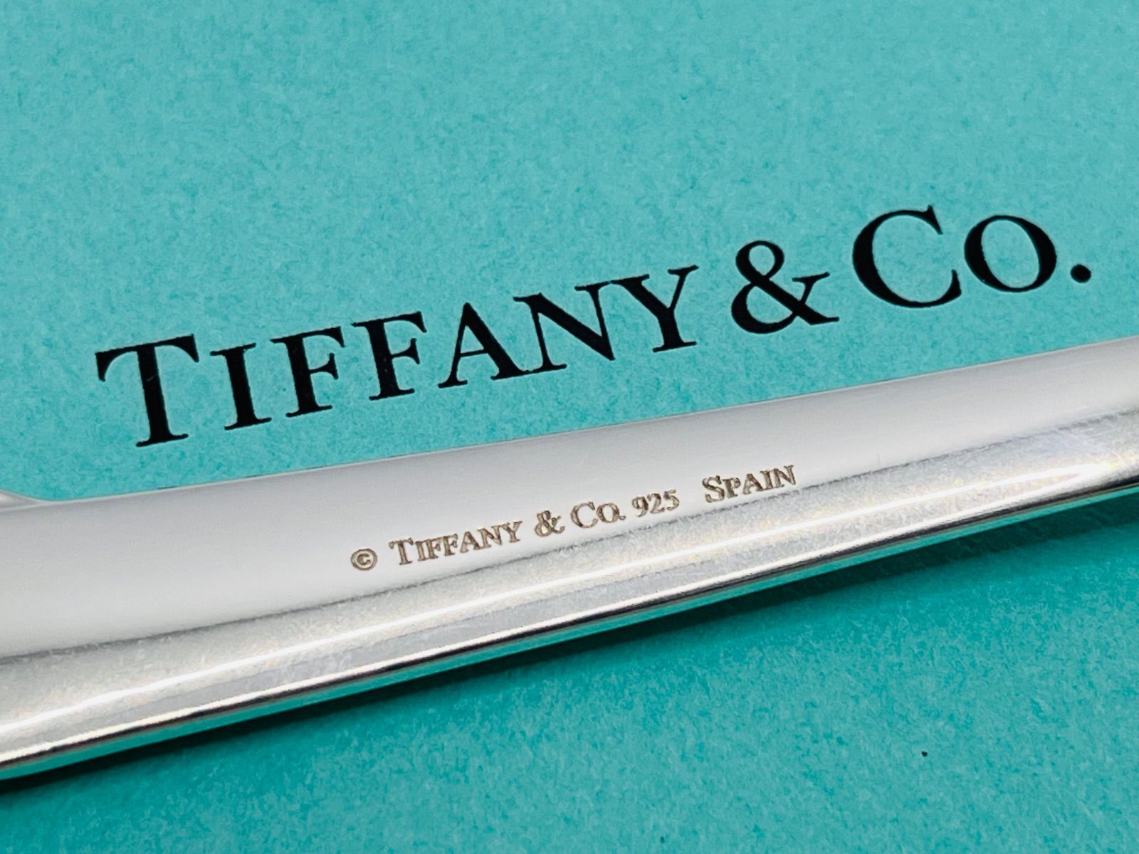 Tiffany &amp; Co. - ティファニー 食器 ベビースプーン ベースボール  シルバー a034 送料無料 Tiffany&Co. 美品 希少 ティファニー ベース