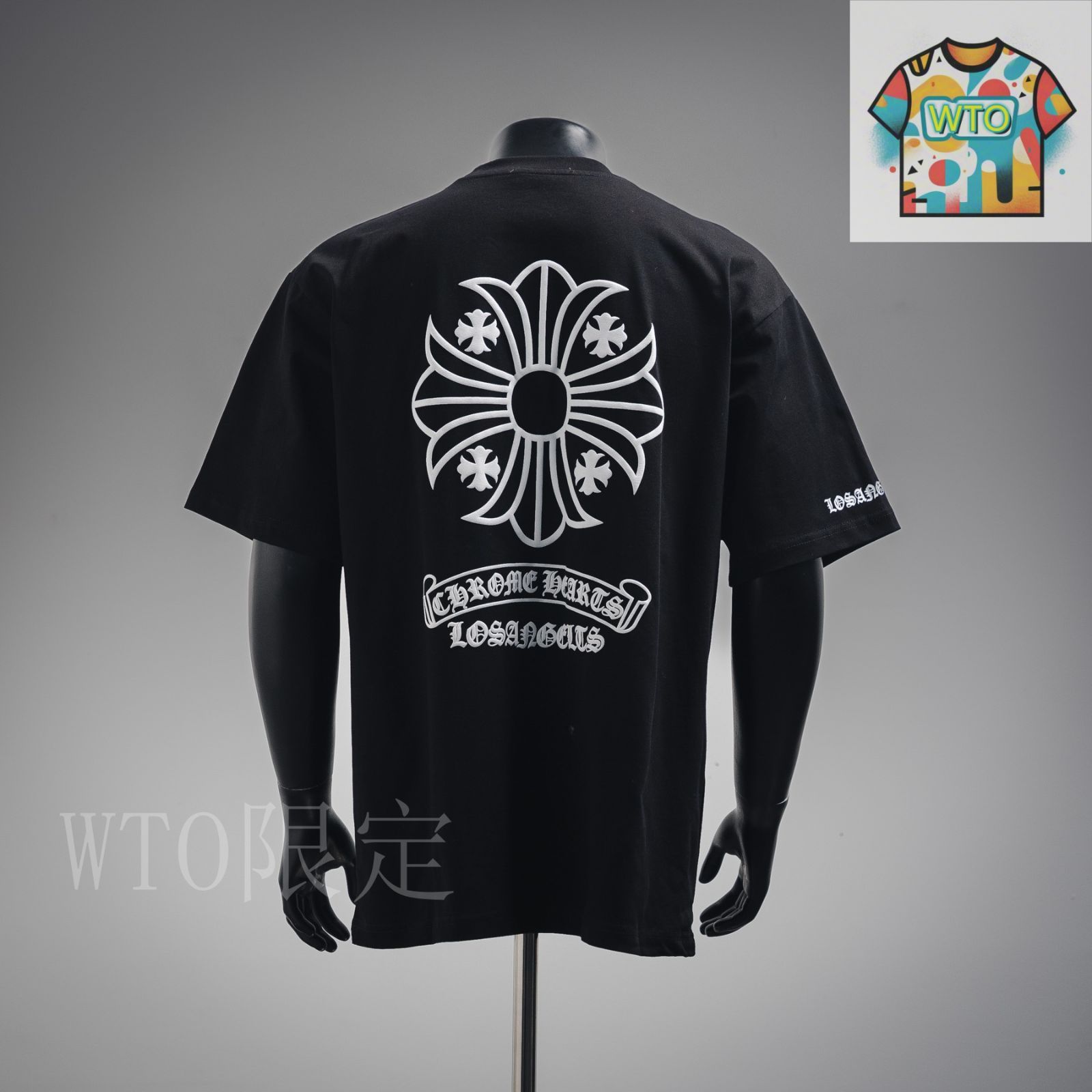 今日特価】CHROME HEARTS ポケットクロスプリント T シャツ