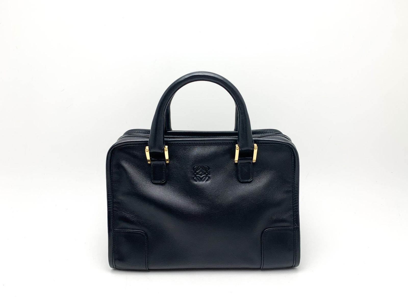 LOEWE ロエベ ブラック 黒 アナグラム アマソナ28バッグ