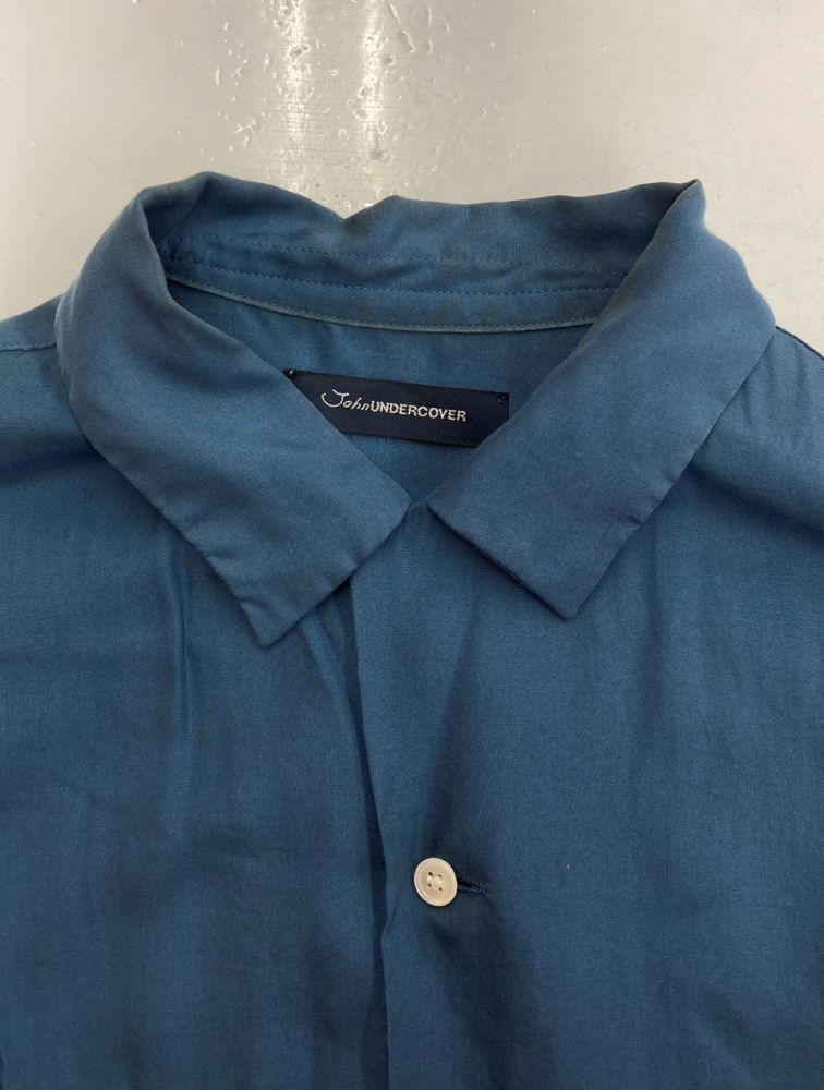 アンダーカバー UNDERCOVER John OPEN COLLAR S/S SHIRT オープン