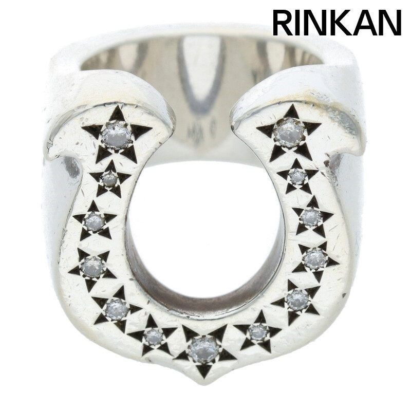 テンダーロイン T-H.S RING SILVER STONE ホースシューシルバーダイヤリング メンズ 13号