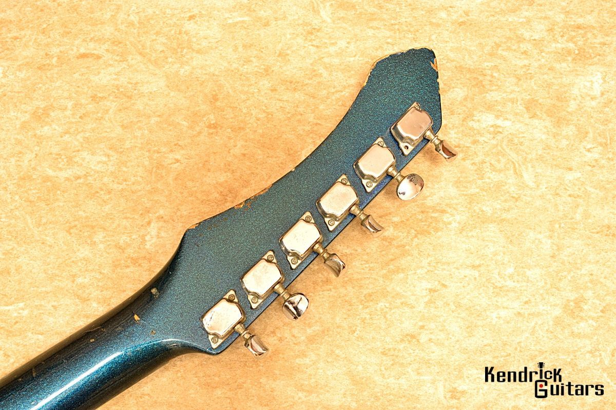 guyatone custom mod ラージヘッド　4点止め　アルニコV Guyatone 1966 LG-350T Sharp Five / Blue Metalic w/HC - メルカリ