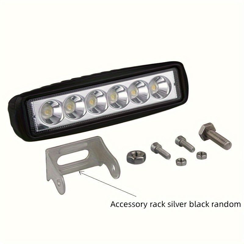 2個セット LEDフォグライト 18W バイク ヘッドライト 15cm フォグランプ 6LED ホワイト ヘッドランプ 防水 明るい スポットライト カーライト t113