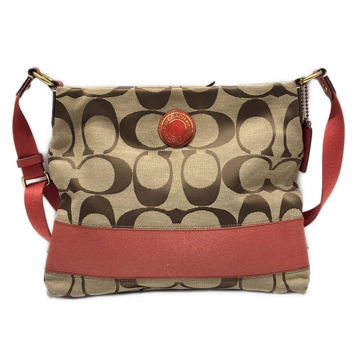 COACH(コーチ) ショルダーバッグ シグネチャーストライプ