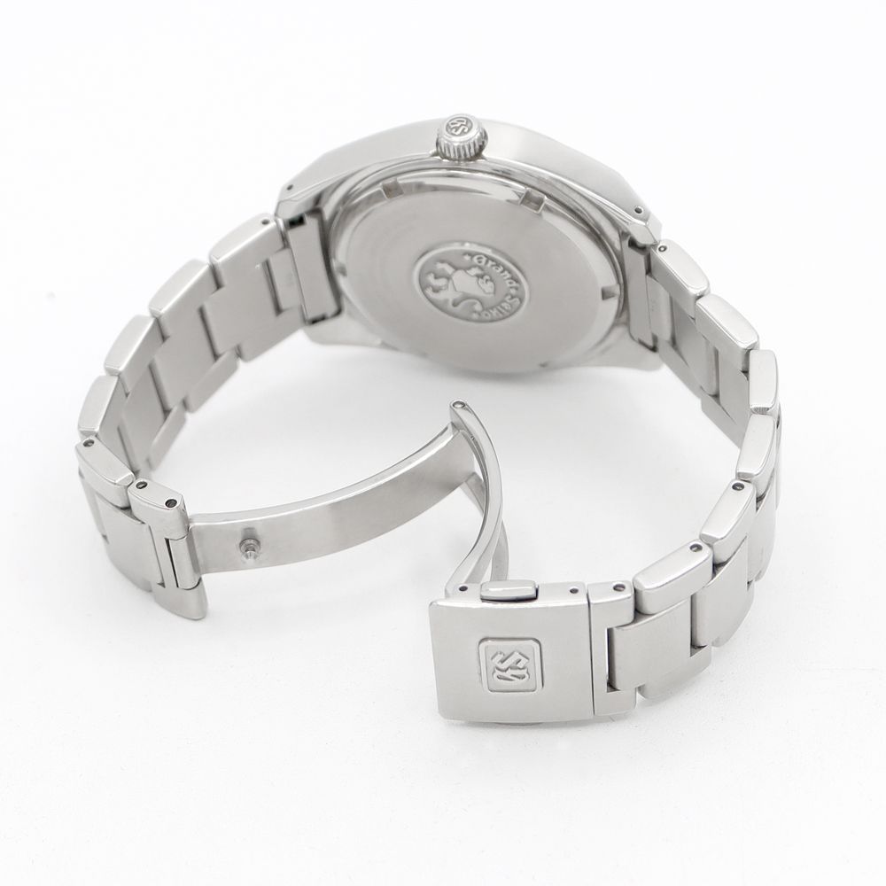 電池交換済 SEIKO セイコー グランドセイコー GS 9F61-0AD0 SBGX093 100m防水 黒 ブラック SS ステンレス メンズ クォーツ【6ヶ月保証】【腕時計】【中古 電池交換済 SEIKO セイコー グランドセイコー GS 9F61-0AD0 SBGX093