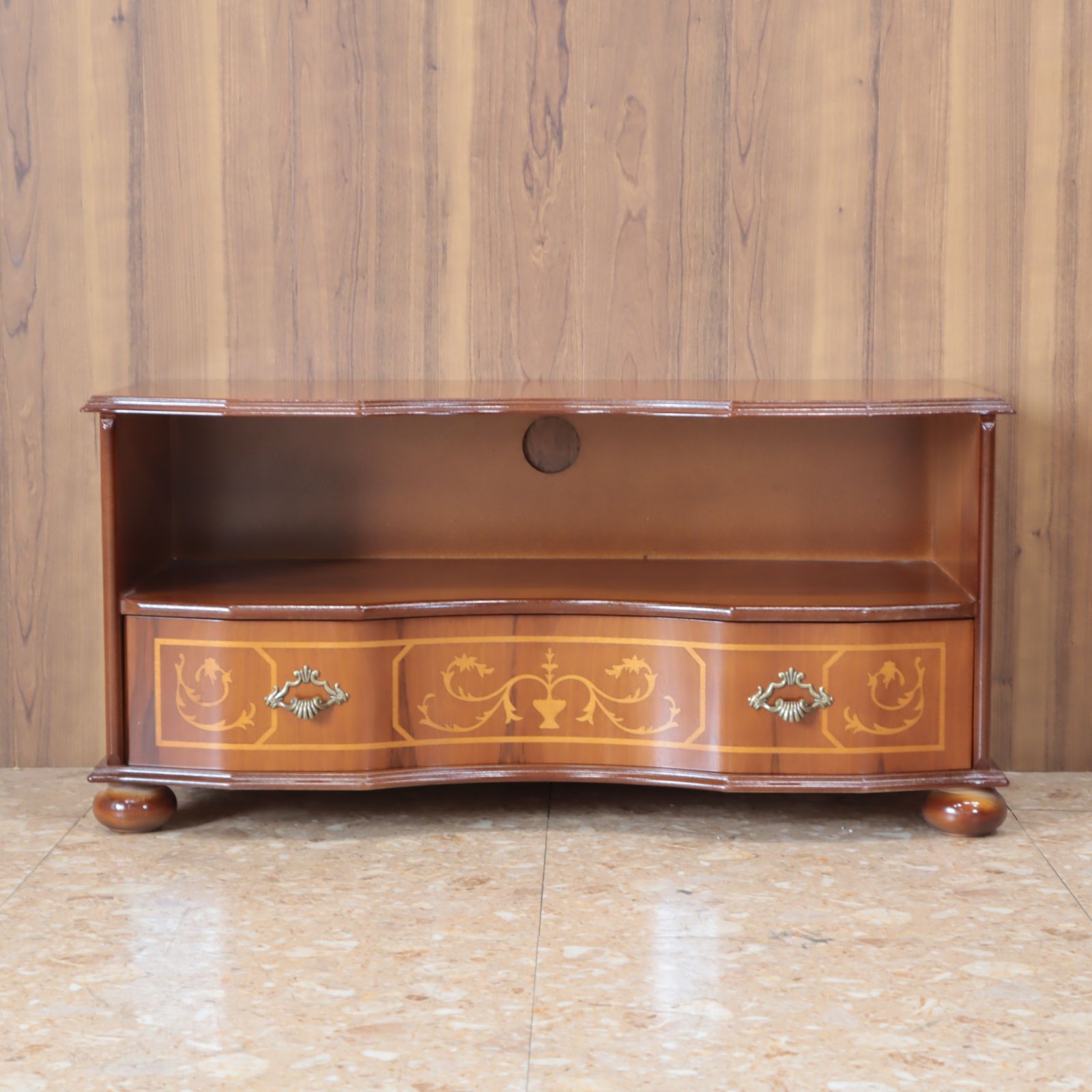 サイドボード テレビ台 キャビネット イタリア製 象嵌 アンティーク