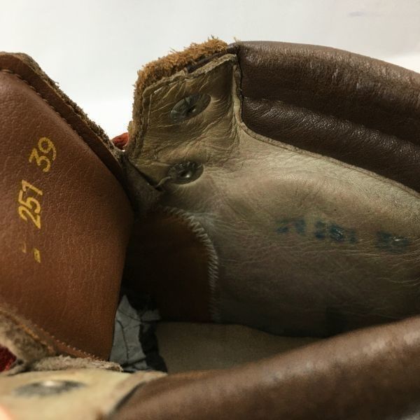 80年代以前?Vintage 　MEINDL/マインドル　登山　トレッキングブーツ　size39　24.5前後〈ブラウン/茶/BROWN〉ビンテージboots/メンズ/Boots/Shoes〕菅No.WZG140 80年代以前?Vintage MEINDL/マインドル 登山 トレッキングブーツ