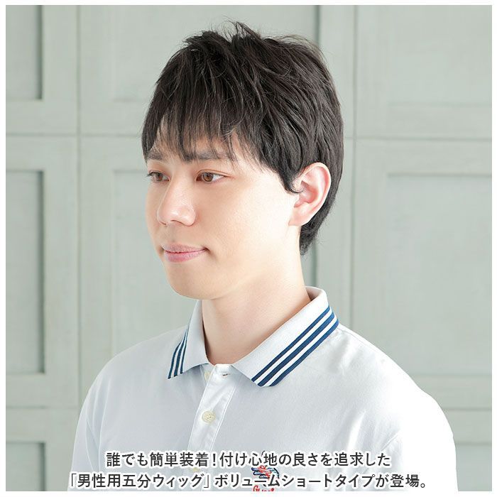 ☆ TGH.耐熱グレイヘア ☆ プリシラ 男性用5分ウィッグ