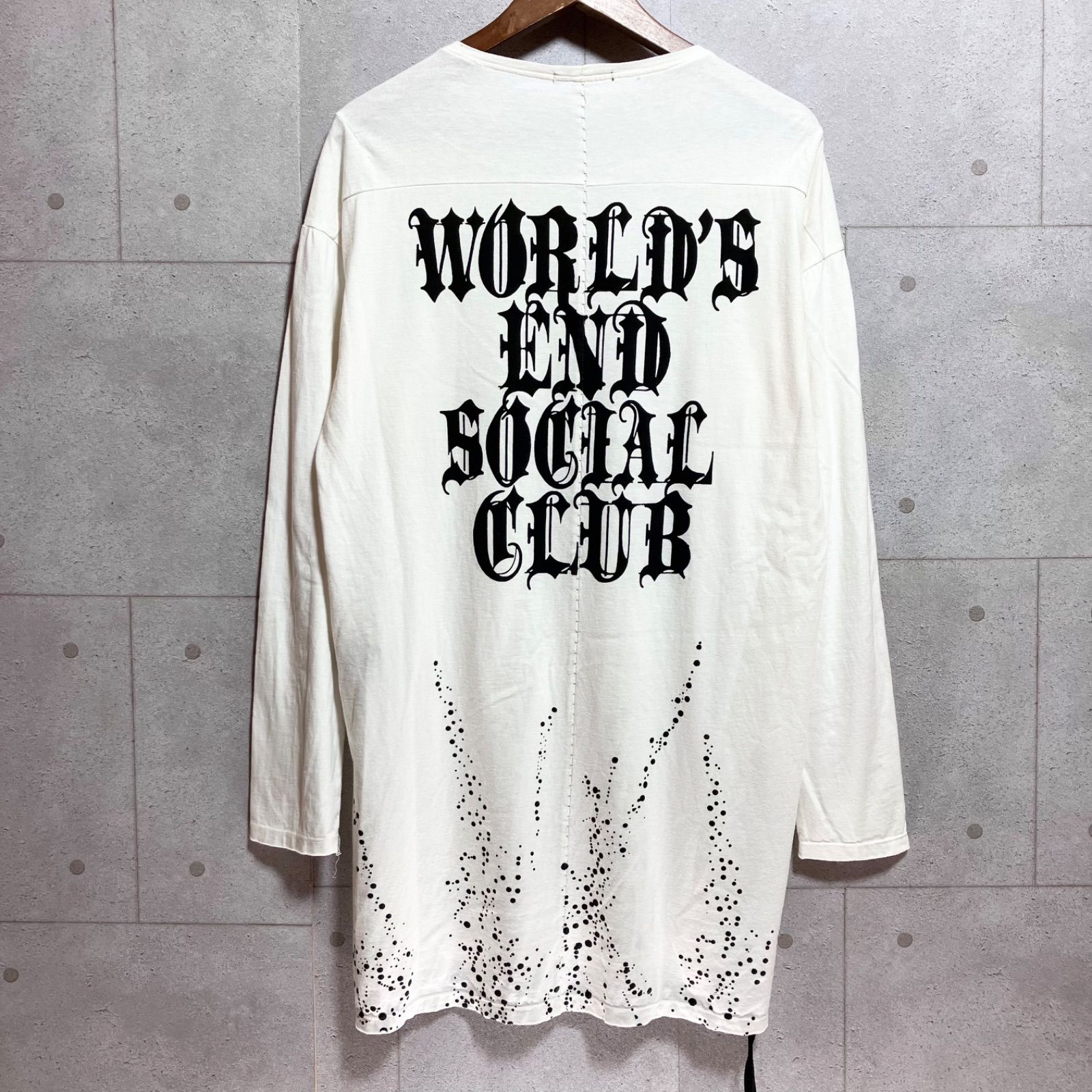 kmriiケムリ 長袖Tシャツ カットソー ロンT 染め加工 KMRii ケムリ ロング カットソー ロングスリーブ Tシャツ ロンT