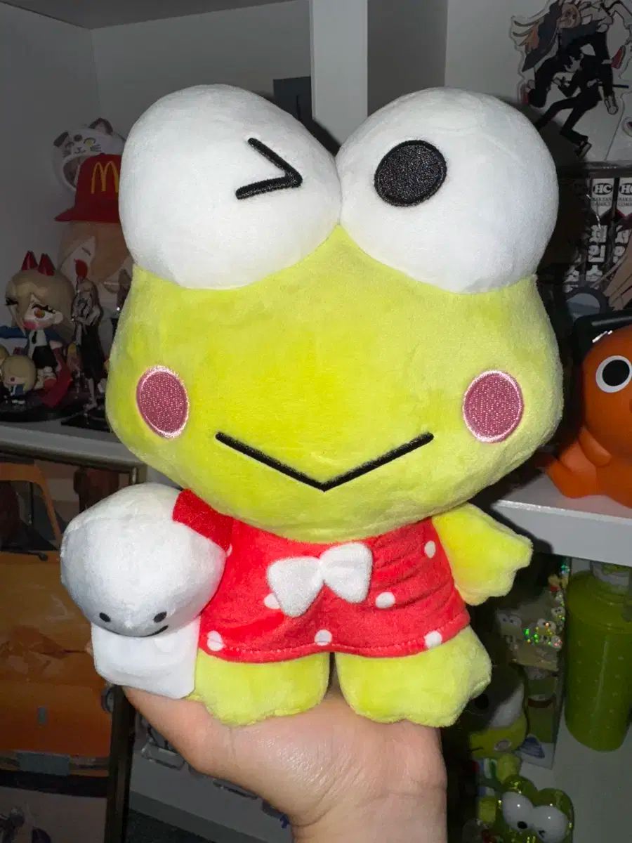 ケロケロケロピ 自立 人形 けろっぴ サンリオ ぬいぐるみ