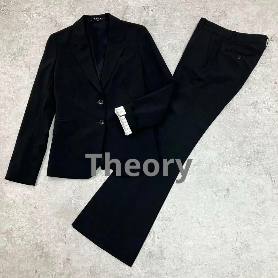 Theory セオリー セットアップ パンツスーツ フォーマル ブラック