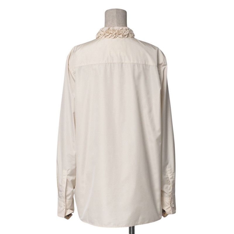 2023SS□JIL SANDER ジルサンダー 長袖シャツ サイズ34 フリル  