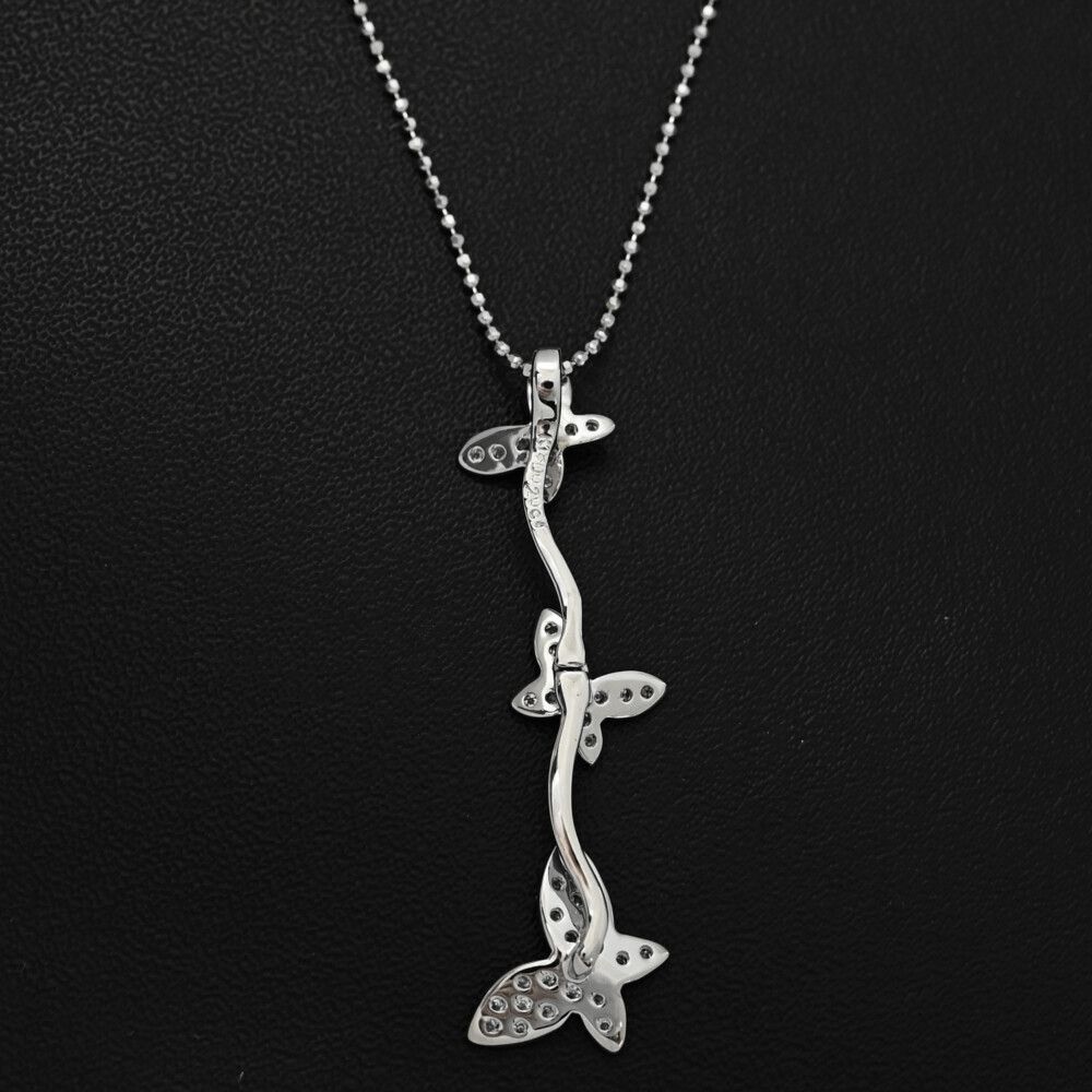 【Pt ダイヤモンド】パピヨンネックレス☆ Papillon -パピヨン-ダイヤモンドネックレス PT – JaMais Jewelry