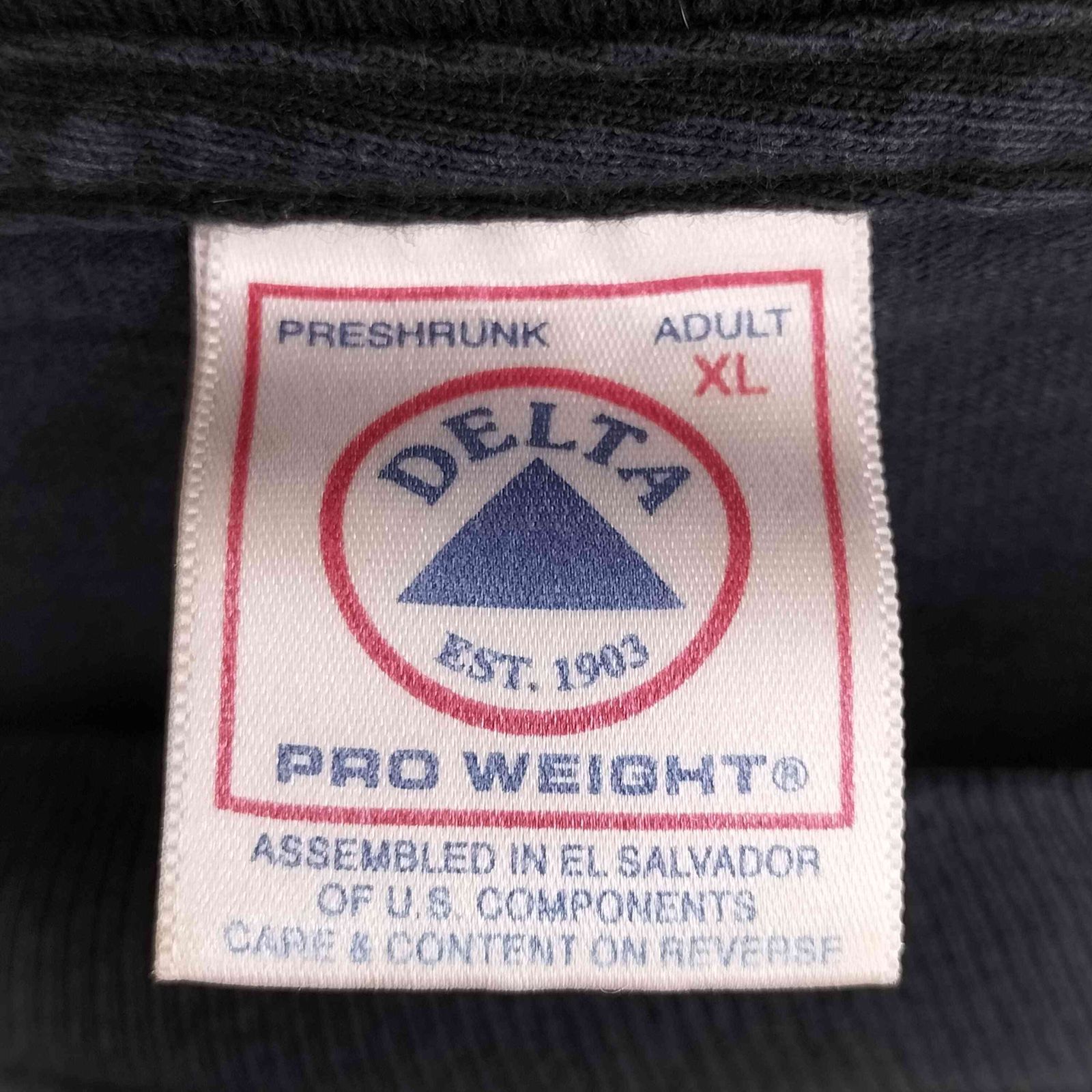 デルタプロウェイト DELTA PRO WEIGHT 90s フロントプリントクルー