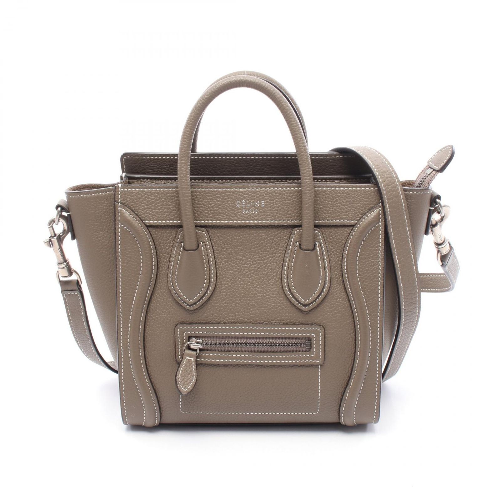 CELINE セリーヌ ラゲージ ナノショッパー ハンドバッグ - メルカリ