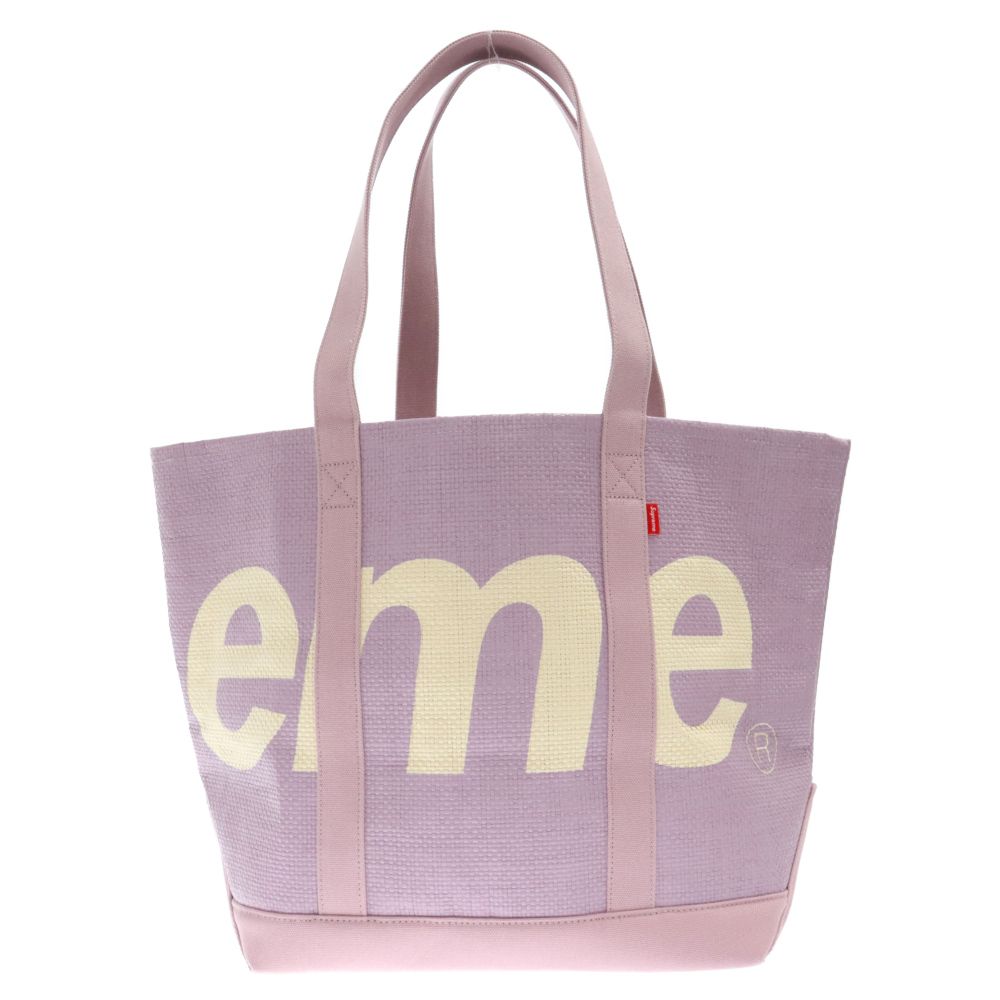 SUPREME (シュプリーム) 20SS Raffia Tote ラフィアトートバッグ 