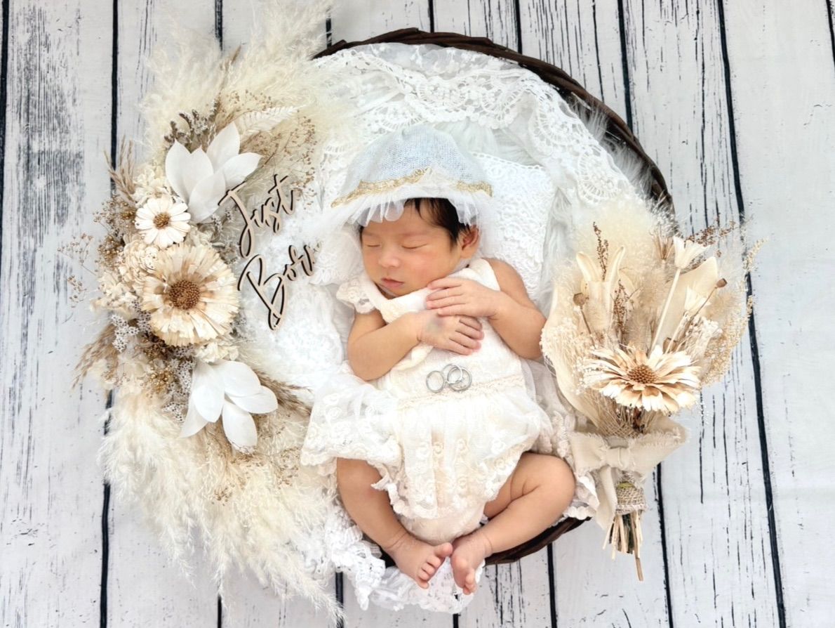 セルフニューボーンフォトセット フラッフィーベージュ