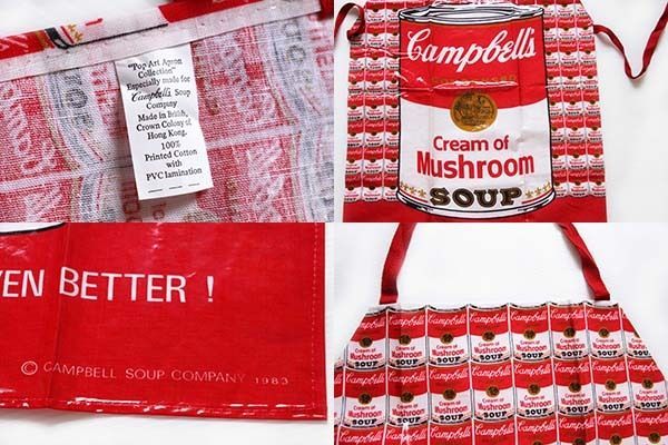 キャンベルスープ エプロン 1983年製 アンディ・ウォーホル Amazon.co.jp: アートショップ フォームス アンディ ウォーホル