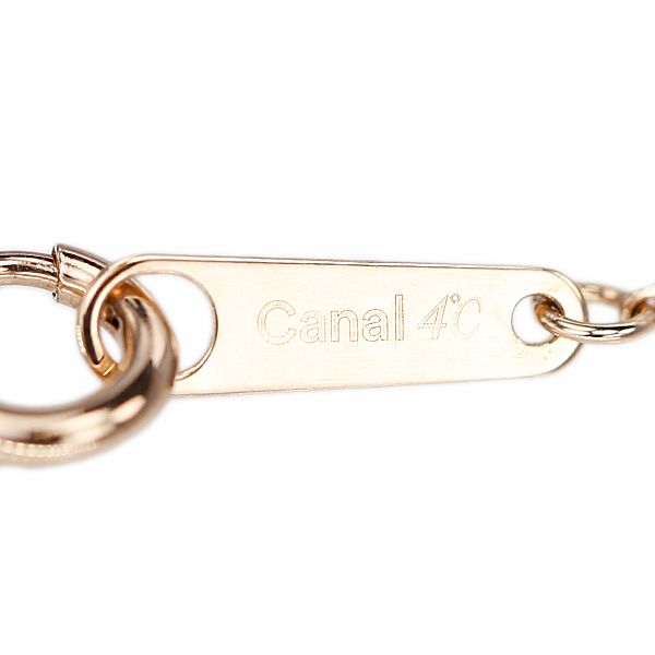 カナルヨンドシー ダイヤモンド ブレスレット K10ピンクゴールド  