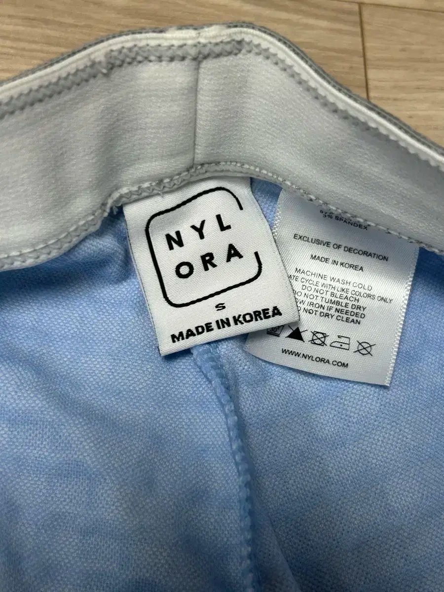 NYLORA NY チェック ブーツカット レギンス DECORATOM_COM_BR