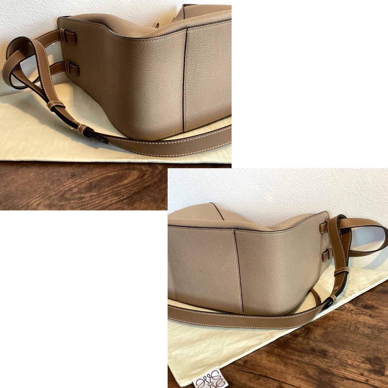 美品】LOEWE ハンモックバッグ スモール サンド 3WAY - メルカリ