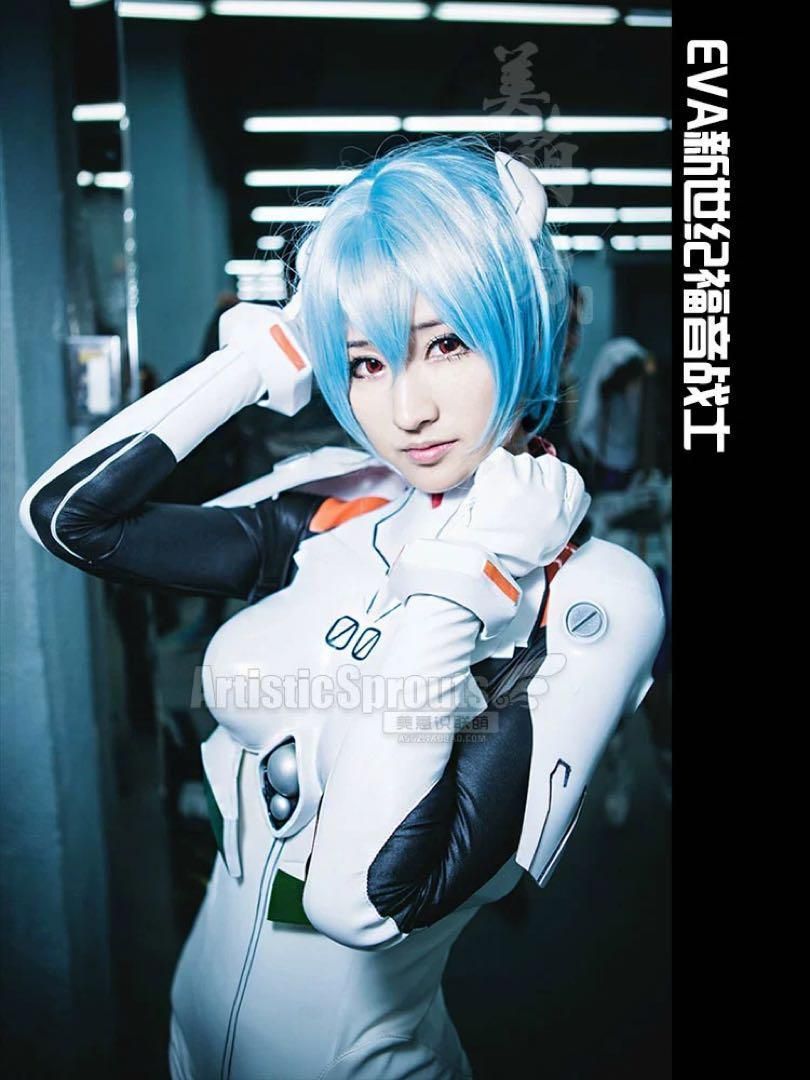 EVA 新世紀エヴァンゲリオン 綾波 レイ(あやなみ レイ) 戦闘服コスプレ+鎧
