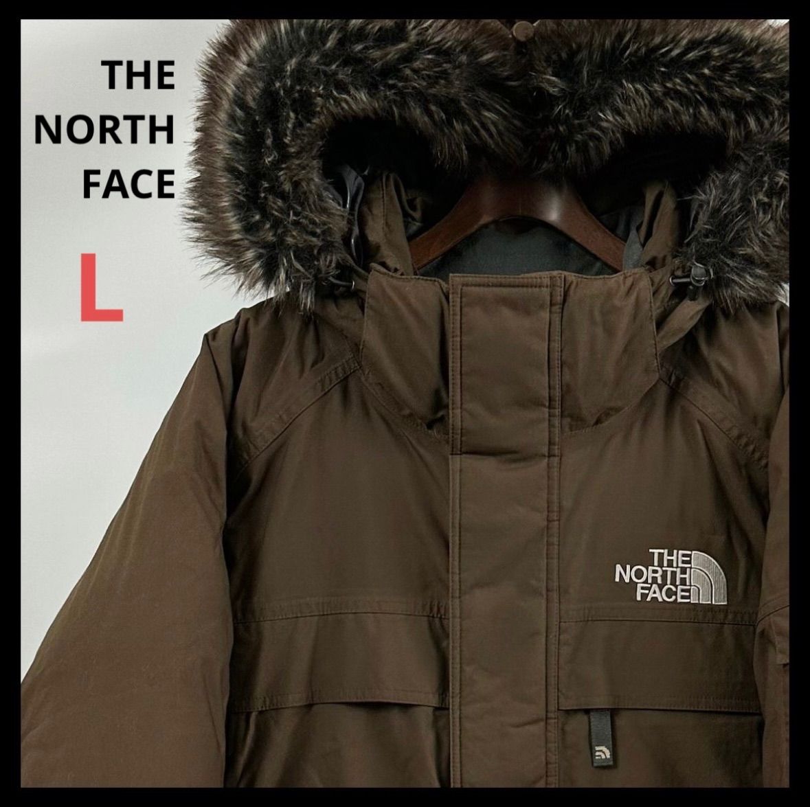 THE NORTH FACE ノースフェイス マクマードパーカ ダウン ブラウン 美 