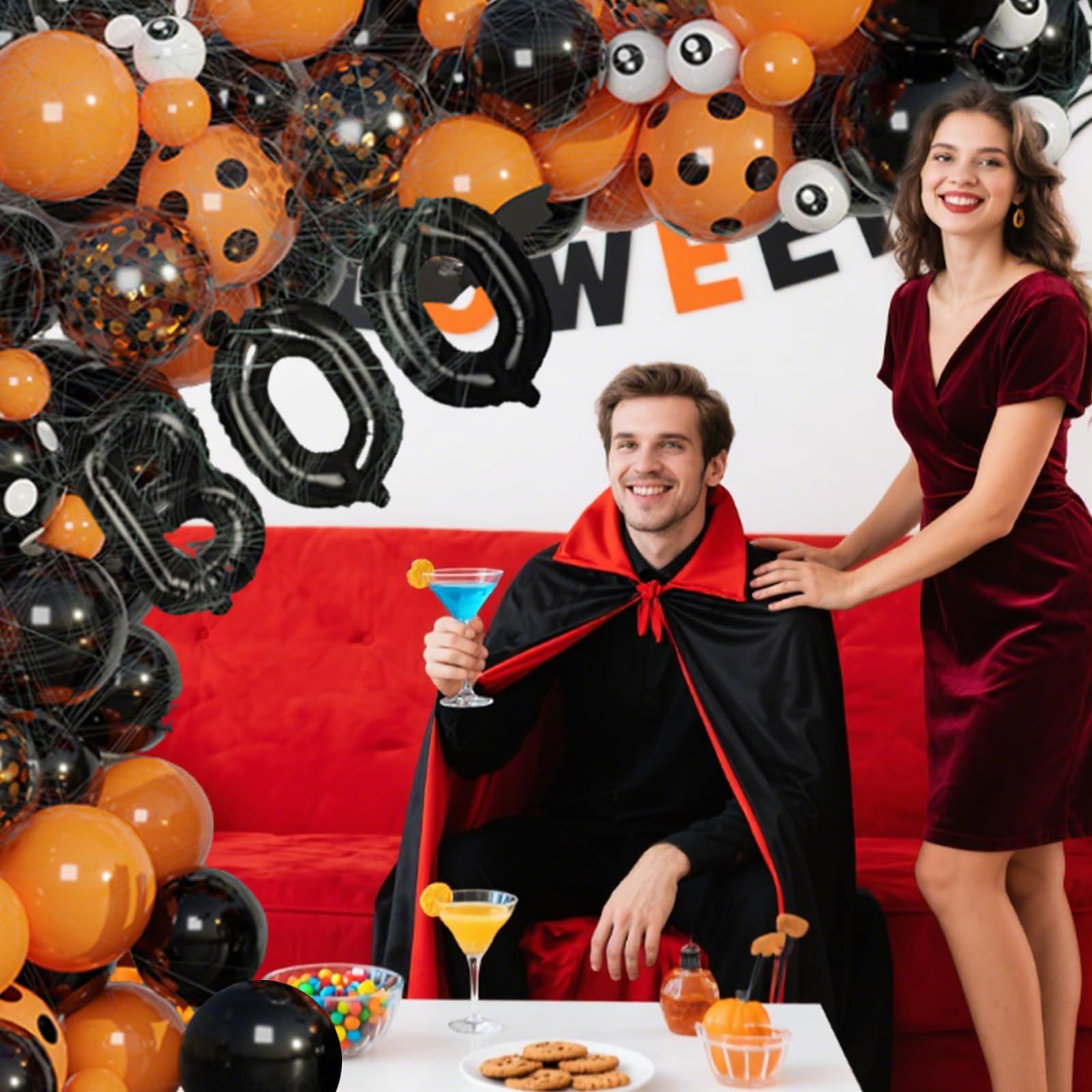 ハロウィン バルーン 風船 装飾 飾り オレンジ ブラック パーティー ポップ ハロウィン バルーン 風船 装飾 飾り オレンジ ブラック