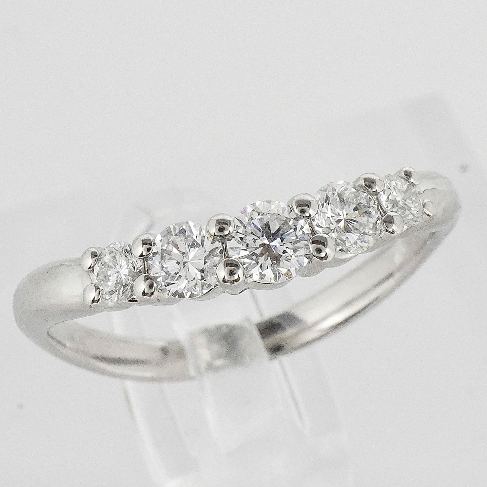 ダイヤ リング ダイヤモンド 0.50ct プラチナ Pt900 5石 指輪 - メルカリ