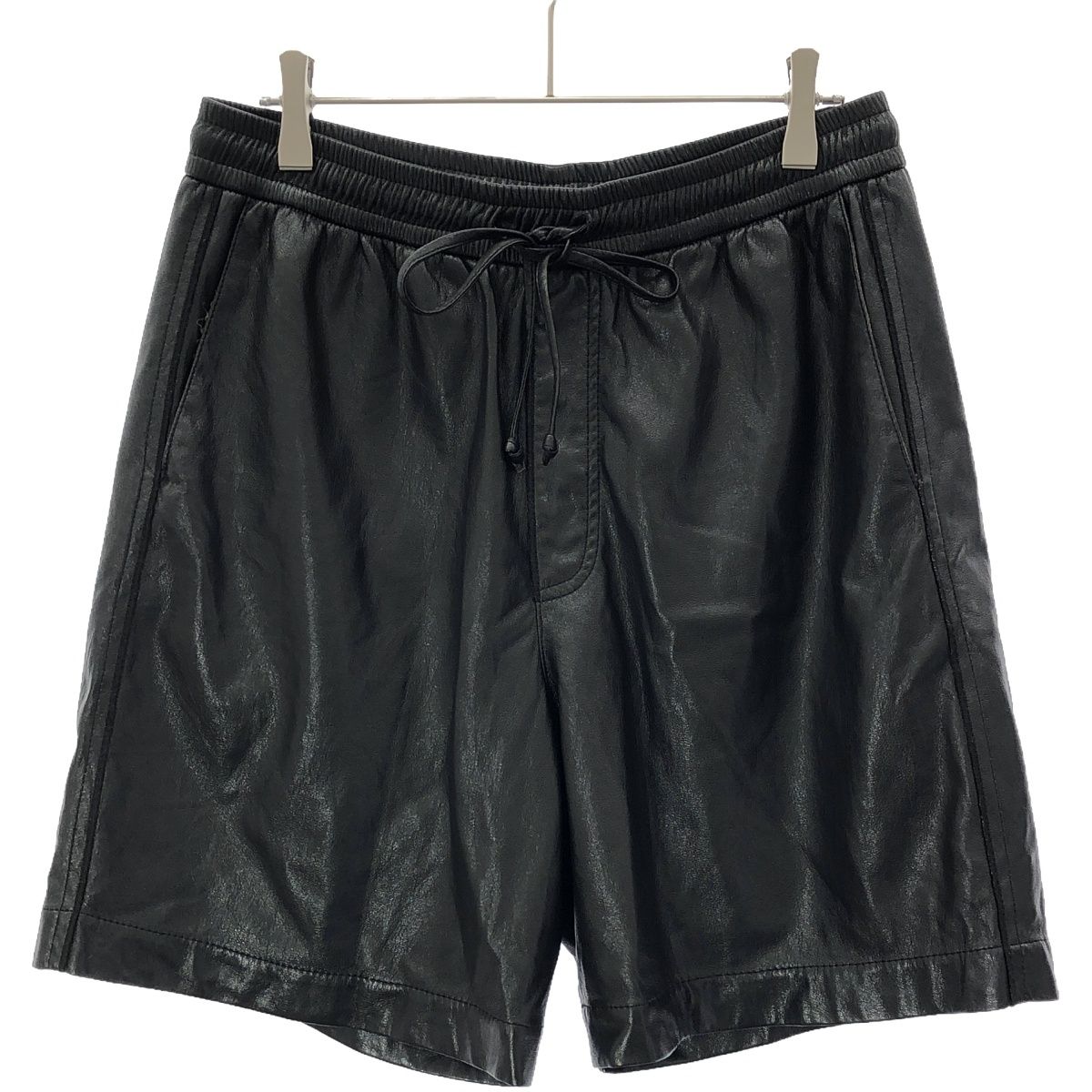 新品】NANUSHKA ブラックフェイクレザーパンツ S