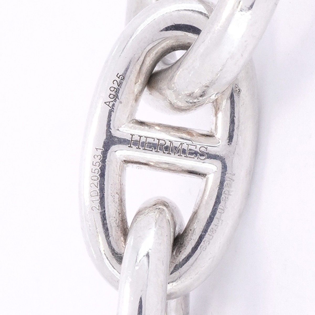 5jfb0354】エルメス ブレスレット シェーヌダンクル GM 13コマ