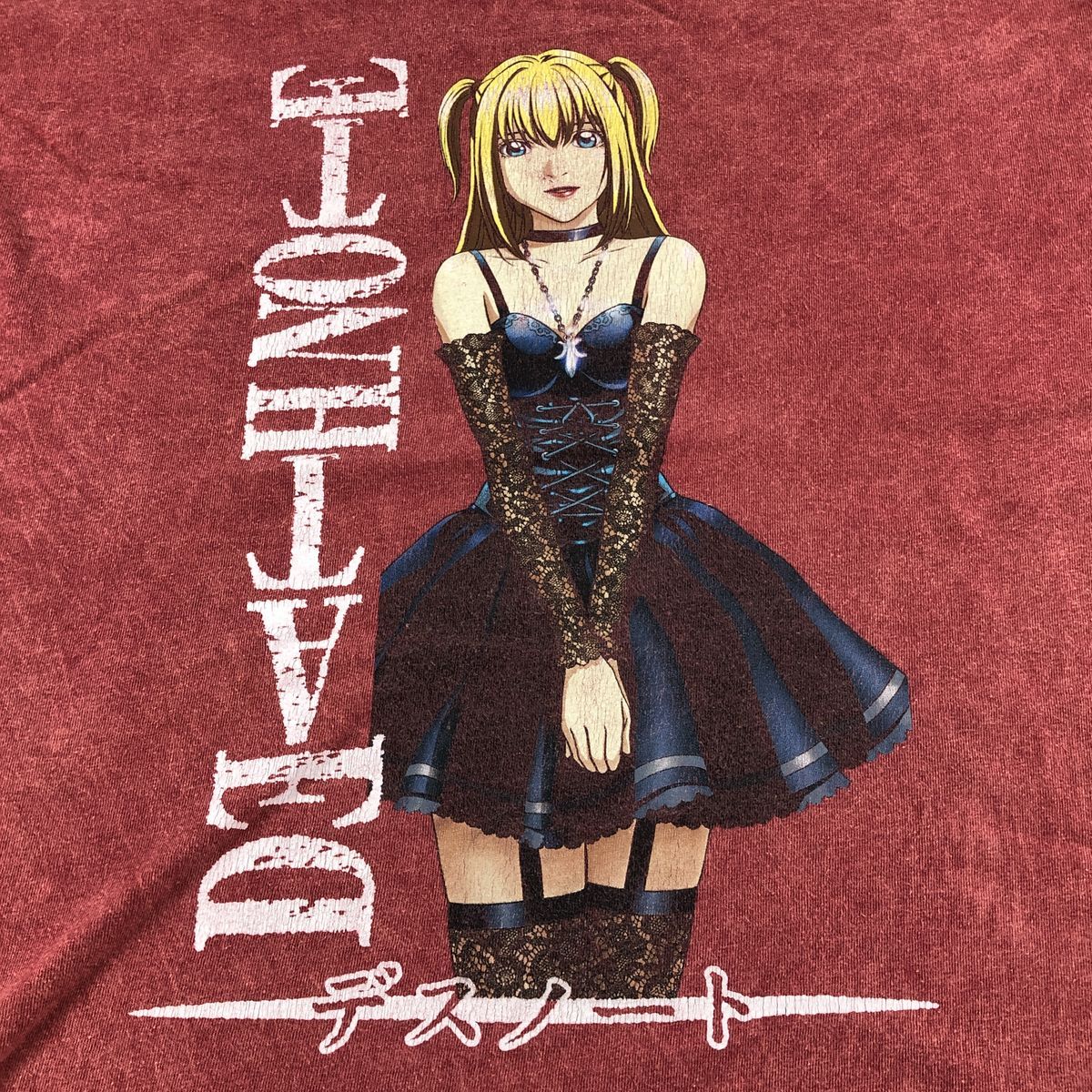 00's ミサミサ　ヴィンテージ　アニメ　デスノート　death note 00s DEATH NOTE Tシャツ ミサミサ デスノート アニメ L