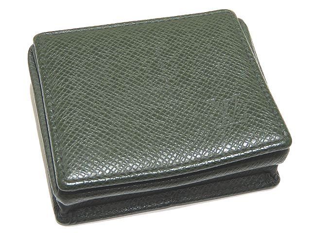 LOUIS VUITTON ヴィトン コインケース タイガ エピセア グリーン系 M30384 ポルトモネ ボワット 小銭入れ メンズ 財布 MI1021 7D