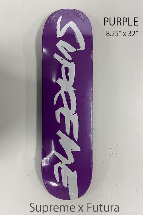 Supreme シュプリーム Futura Skateboard Deck スケボー スケートボード Purple パープル - 8.25” x  32” - メルカリ