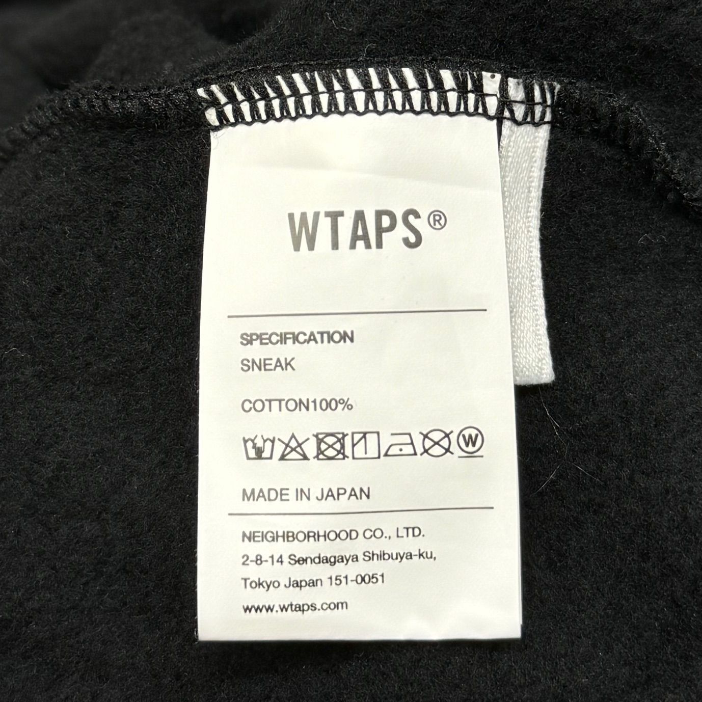 WTAPS 23AW FORTLESS / SWEATER / COTTON ロゴプリント クルーネック 