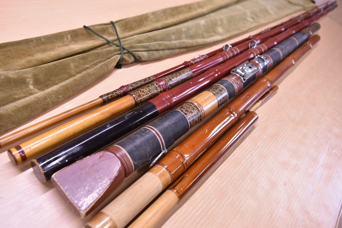 品 秘作 たきざわ作 瀧澤作 石鯛竿 3本半継 約6.02 m 和竿 イシダイ竿 イシダイ イシガキダイ 底物釣り 磯釣り 等に