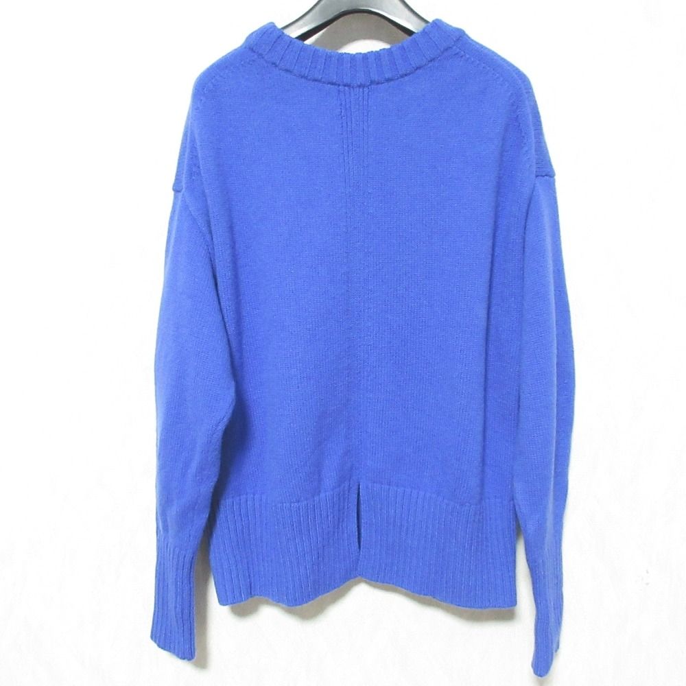 美品 green label relaxing グリーンレーベルリラクシング 結論シリーズ スタイルマスターニット セーター 3613-119-2568 36 ブルー レディース 古着 中古 美品 green label relaxing グリーンレーベルリラクシング 結論