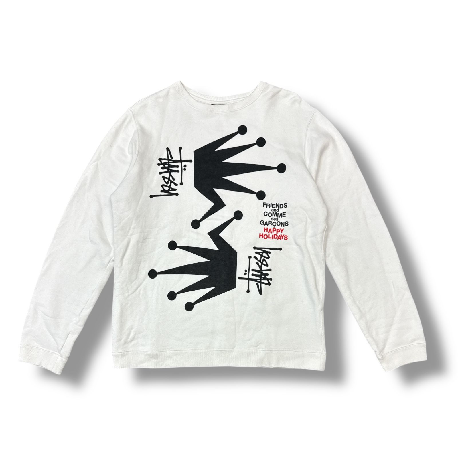 STUSSY × COMME des GARCONS 18AW クリスマス限定トレーナー