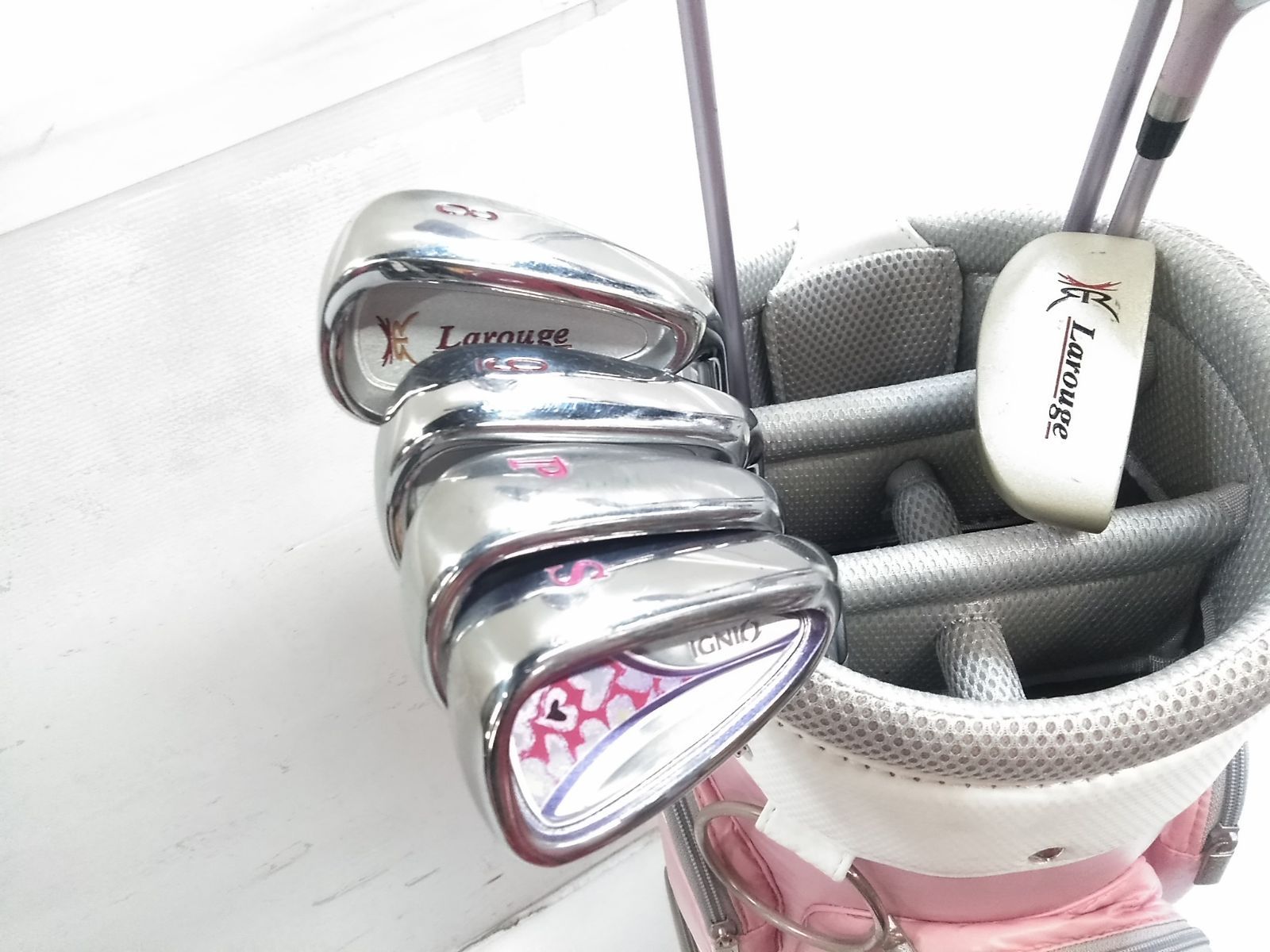 ゴルフデビューに！IGNIO/Fitway レディース ゴルフクラブ 8本セット 