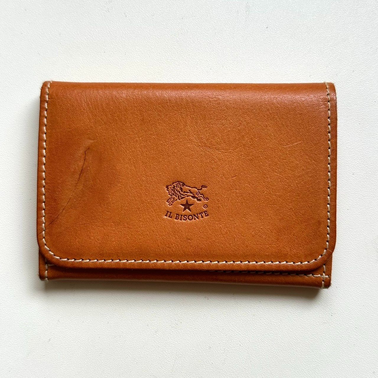 イルビゾンテ IL BISONTE 名刺入れ カードケース ヌメ革