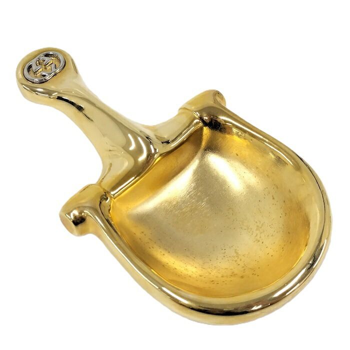 GUCCI トリンケットトレイ グッチ トレイ メッキ ゴールド