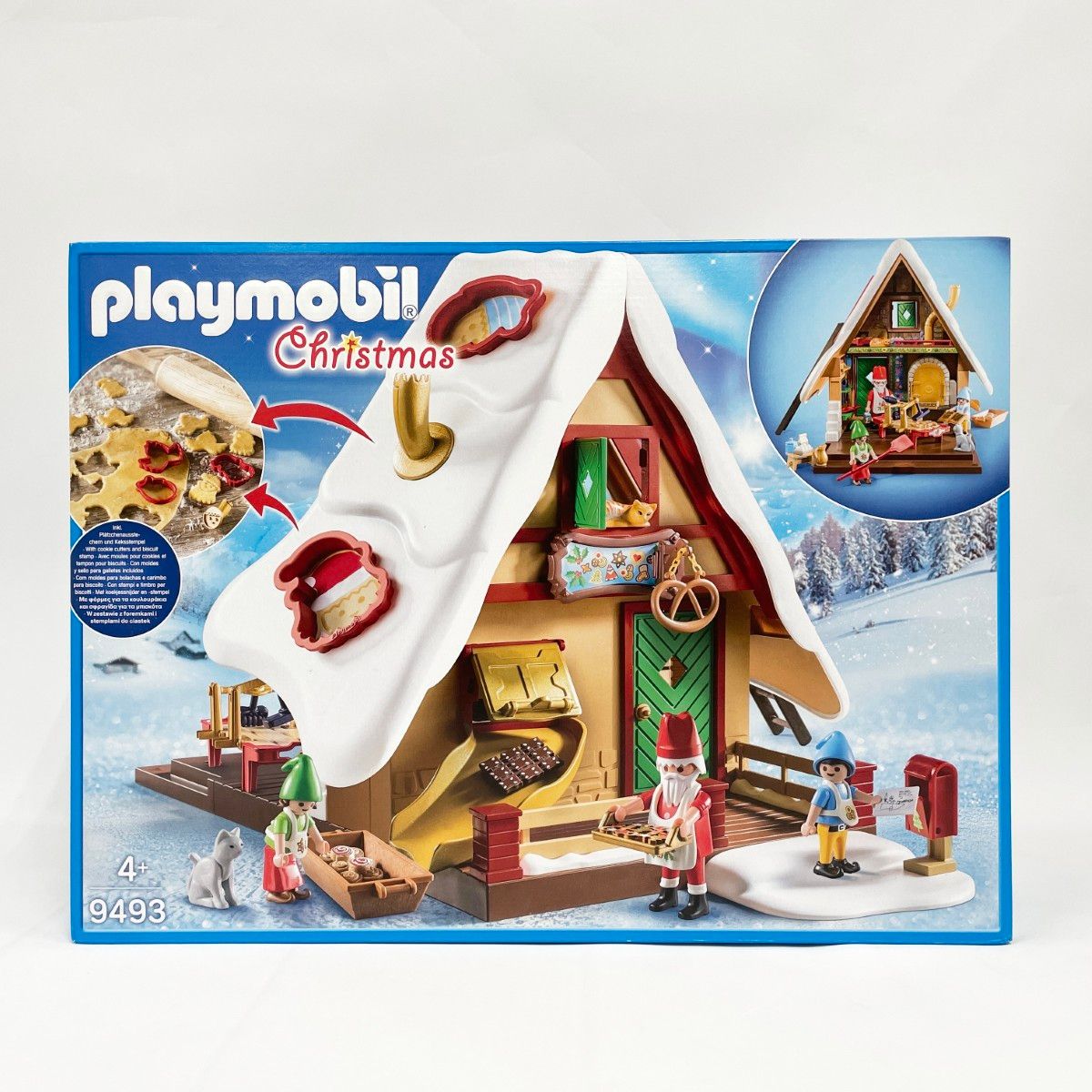 〇〇PLAYMOBIL クリスマス サンタベーカリー クッキーカッター付き 9493