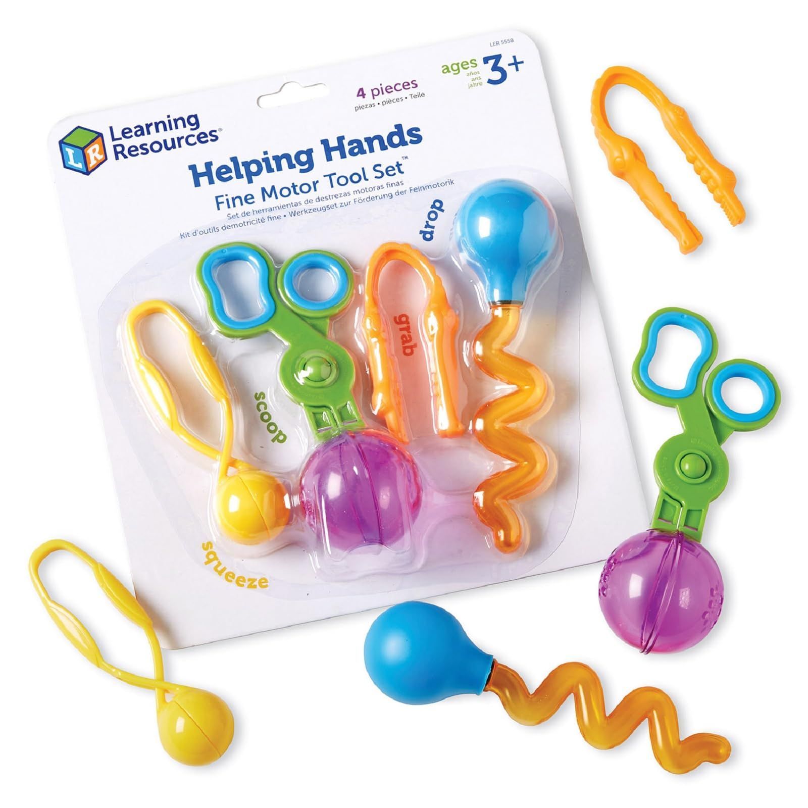 【特価商品】指先トレーニング 幼児おもちゃ 手指の運動 リソーシズ お助けツールセット LER5558 ラーニング 正規品