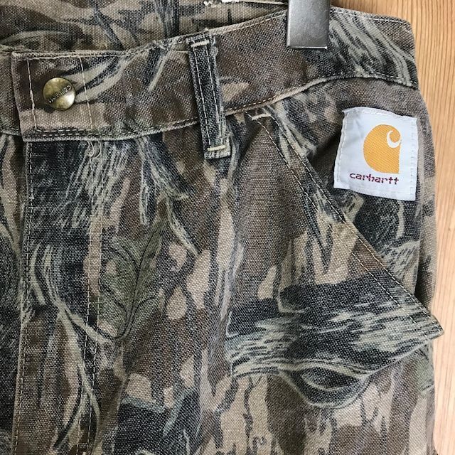 レアモデル 90s VINTAGE Carhartt リアルツリーカモ柄 ダブルニー