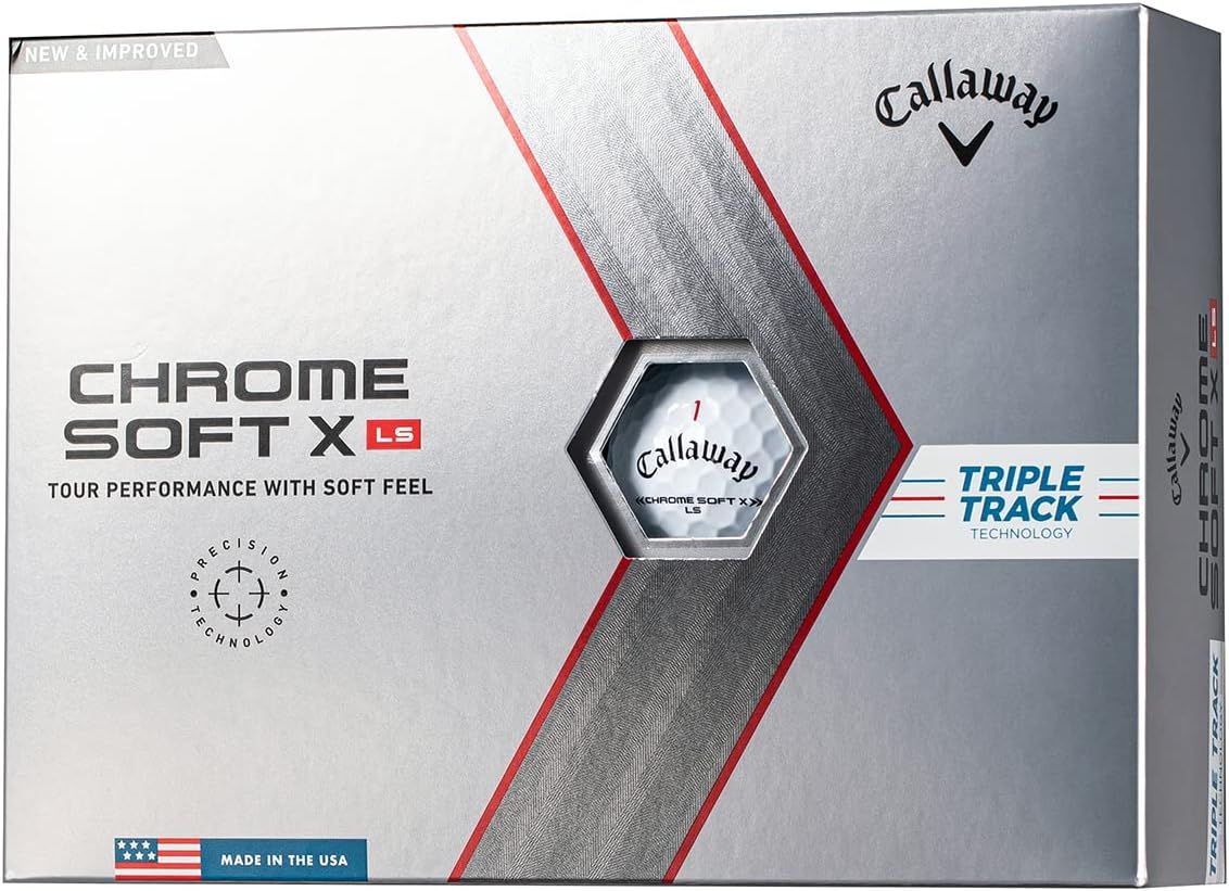 キャロウェイ(Callaway) ゴルフボール CHROME SOFT X LS 2022 1ダース(12個入り) 4ピース構造